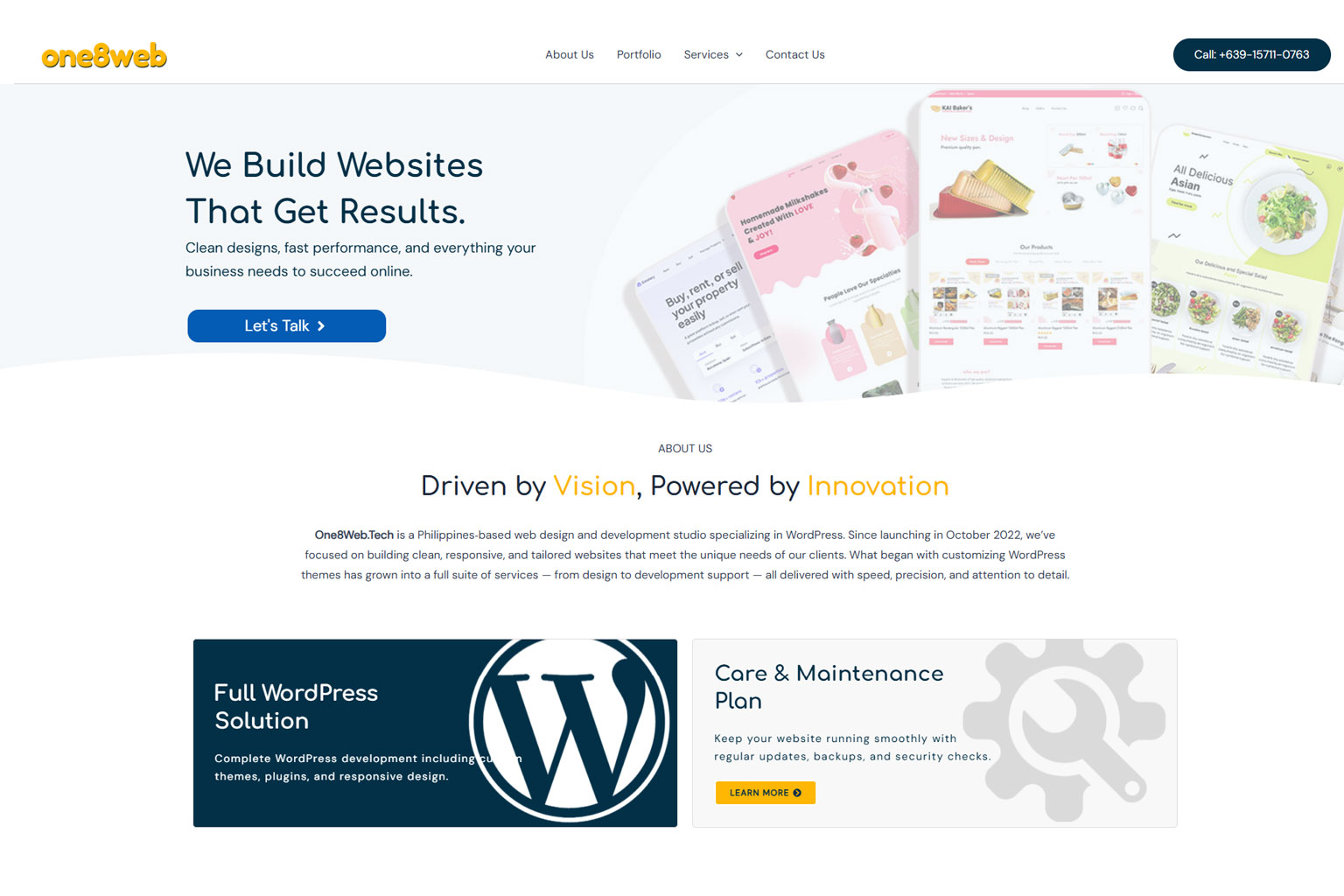 One8Web Technologies: Web Design Services